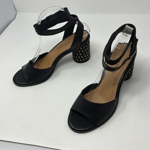 Lucky Brand Pernilla Round Heel Leather Sandals Size 8.5‎ - Picture 3 of 8